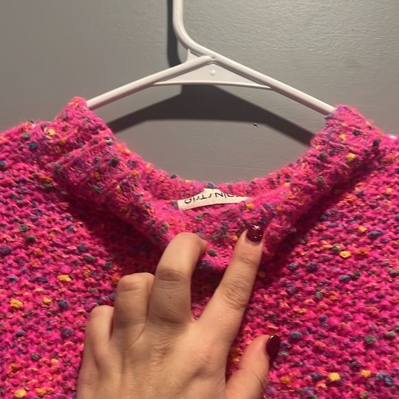 Women’s Confetti Ruffle Sweater - Picture 10 of 15